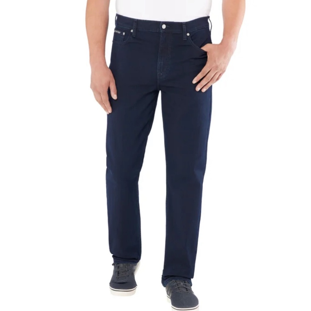Calvin Klein Men's Denim Jean Size 32x34 Dark Blue Wash